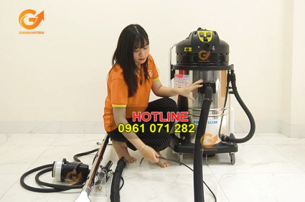 Lắp đặt phụ kiện của máy giặt thảm kungfu clean 602SF