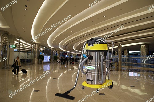 Nhiều nhà ga, sân bay đã dùng máy hút bụi công nghiệp để đảm bảo hiệu quả vệ sinh tối ưu
